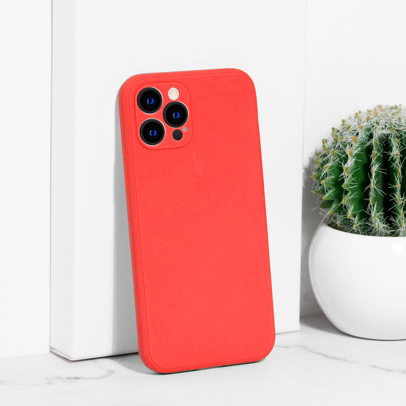 Apple iPhone 12 Pro Liquid Silicone Premium Protective Case iPhone 12 & 12 Pro June Trading Candy Apple Red  