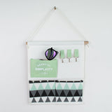 Wabi Sabi Wall Hanging Organizer Hanging organisers June Trading Geometric Hues  