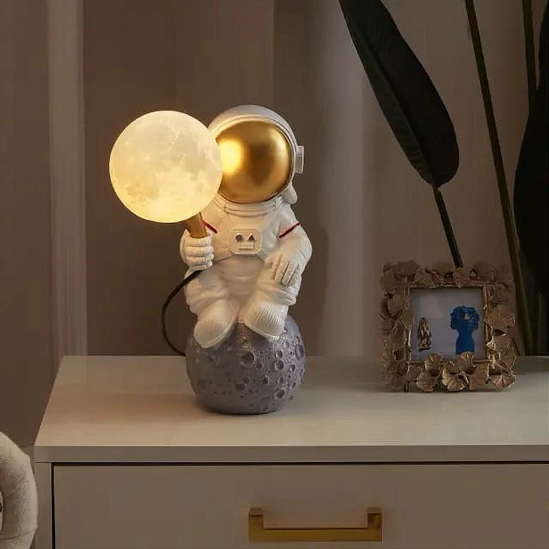 Astronaut Bedside Table Lamp Room Decoration Desk Lamps Coral Tree   