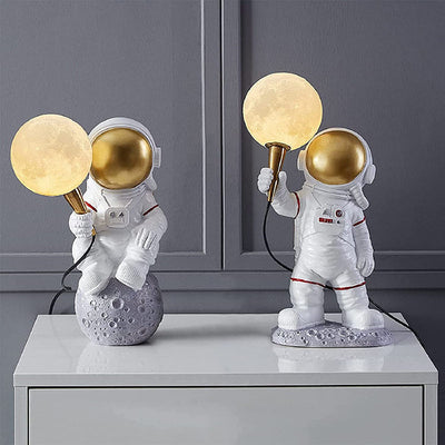 Astronaut Bedside Table Lamp Room Decoration Desk Lamps Coral Tree   