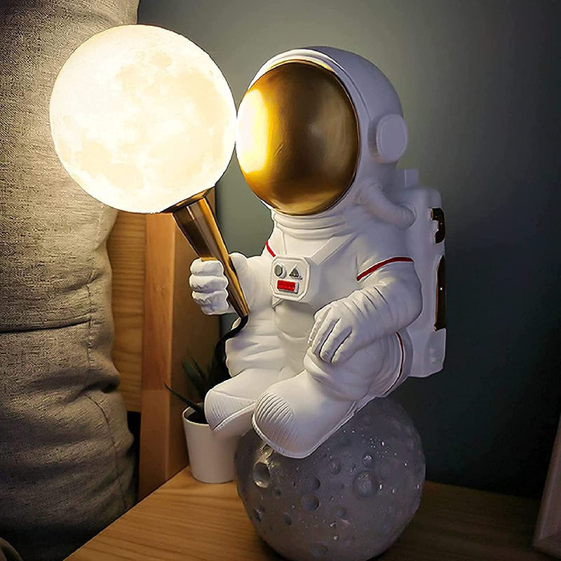 Astronaut Bedside Table Lamp Room Decoration Desk Lamps Coral Tree   