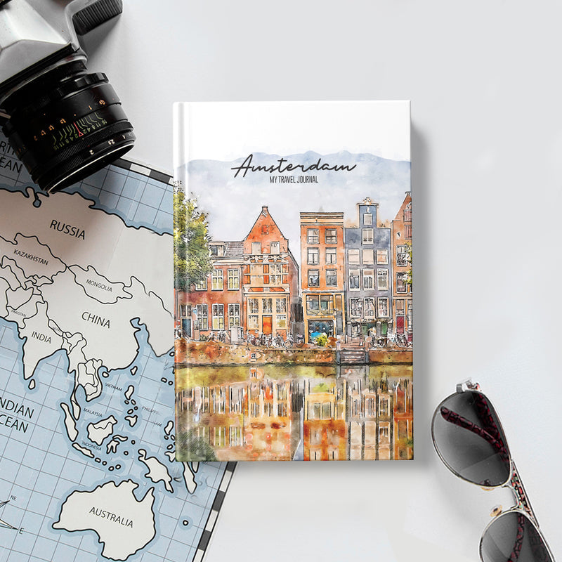Amsterdam - Travel Journal for Short Journey (15 Days) Travel Journals June Trading   