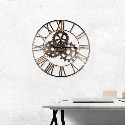 Antique Mechanical Roman Wall Clock Wall Clocks June Trading   