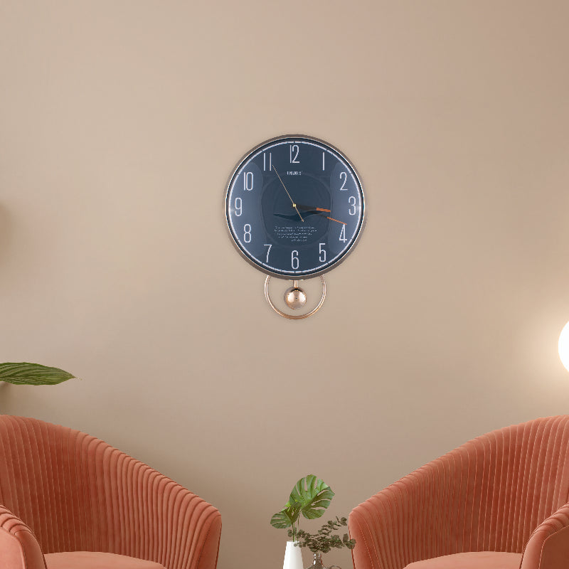 Elegant Rosegold Accent Wall Clock Wall Clocks June Trading   