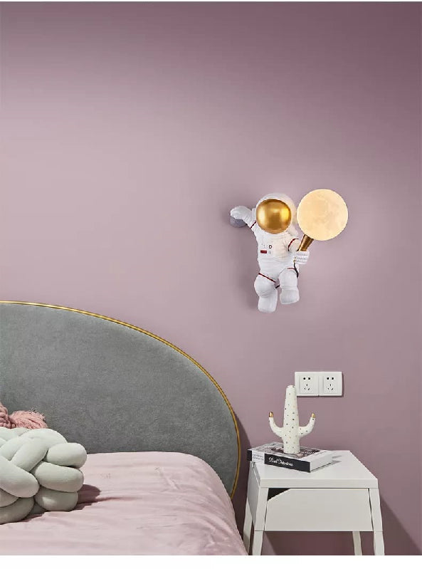 Wall Hanging Astronaut Light Lamps Coral Tree   