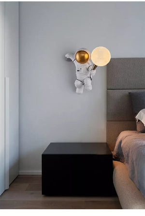 Wall Hanging Astronaut Light Lamps Coral Tree   