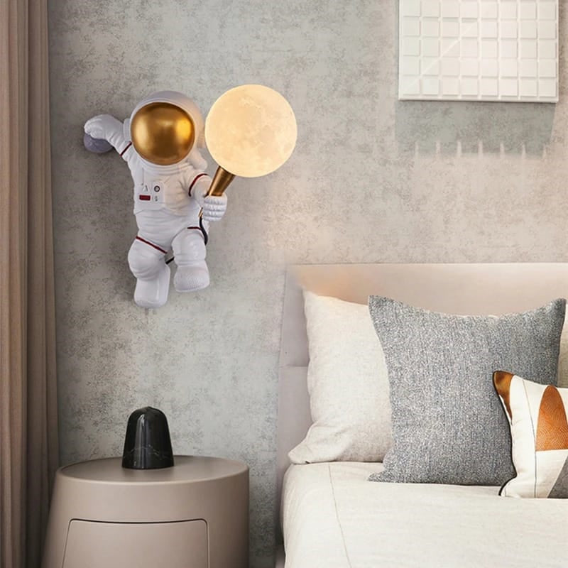 Wall Hanging Astronaut Light Lamps Coral Tree   