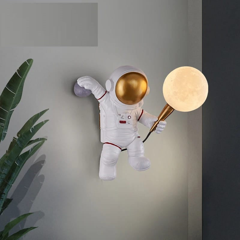 Wall Hanging Astronaut Light Lamps Coral Tree   