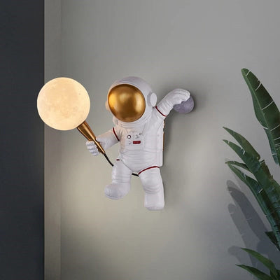 Wall Hanging Astronaut Light Lamps Coral Tree   